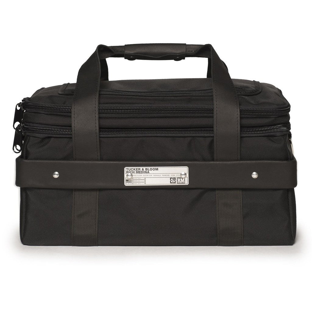 DJ RICH MEDINA 45 BAG WITH LEATHER TRIM AND A LIFETIME WARRANTY. VERSION 2.0